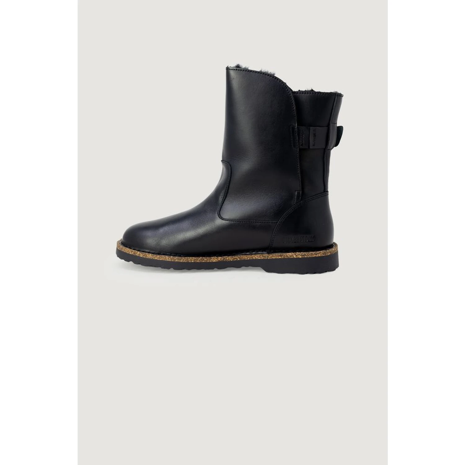 Black Leather Ankle Boots