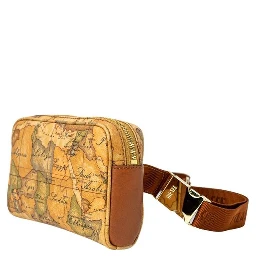 Beige Leather Belt Bag