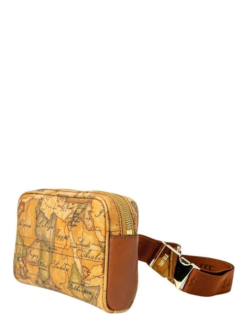 Beige Leather Belt Bag