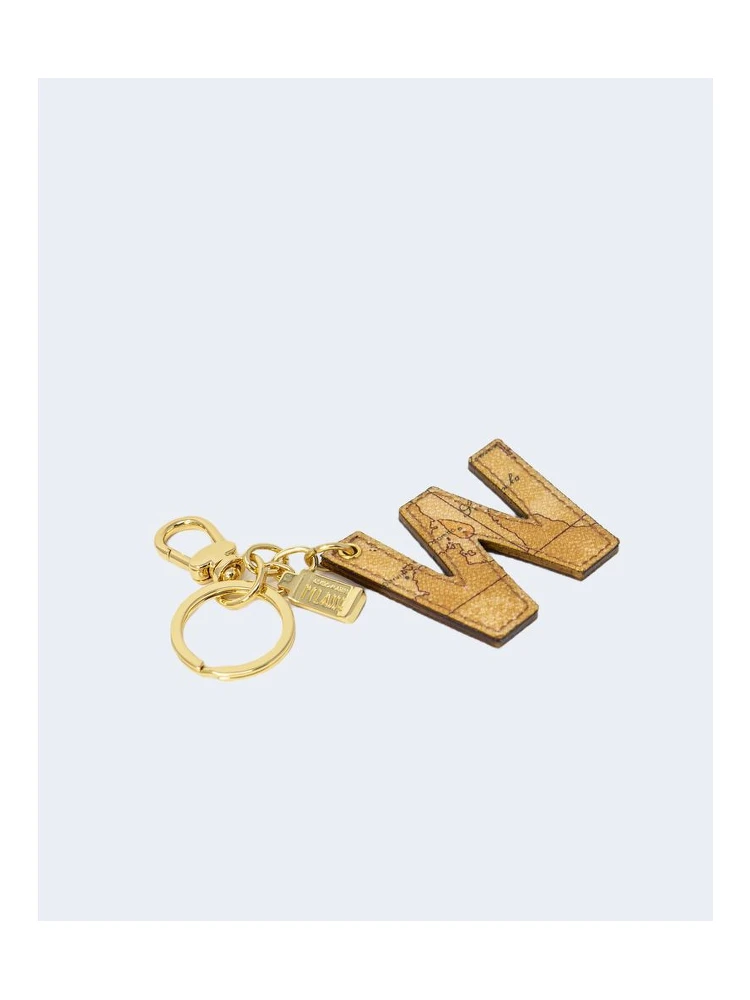 Beige Leather Keychain alternative