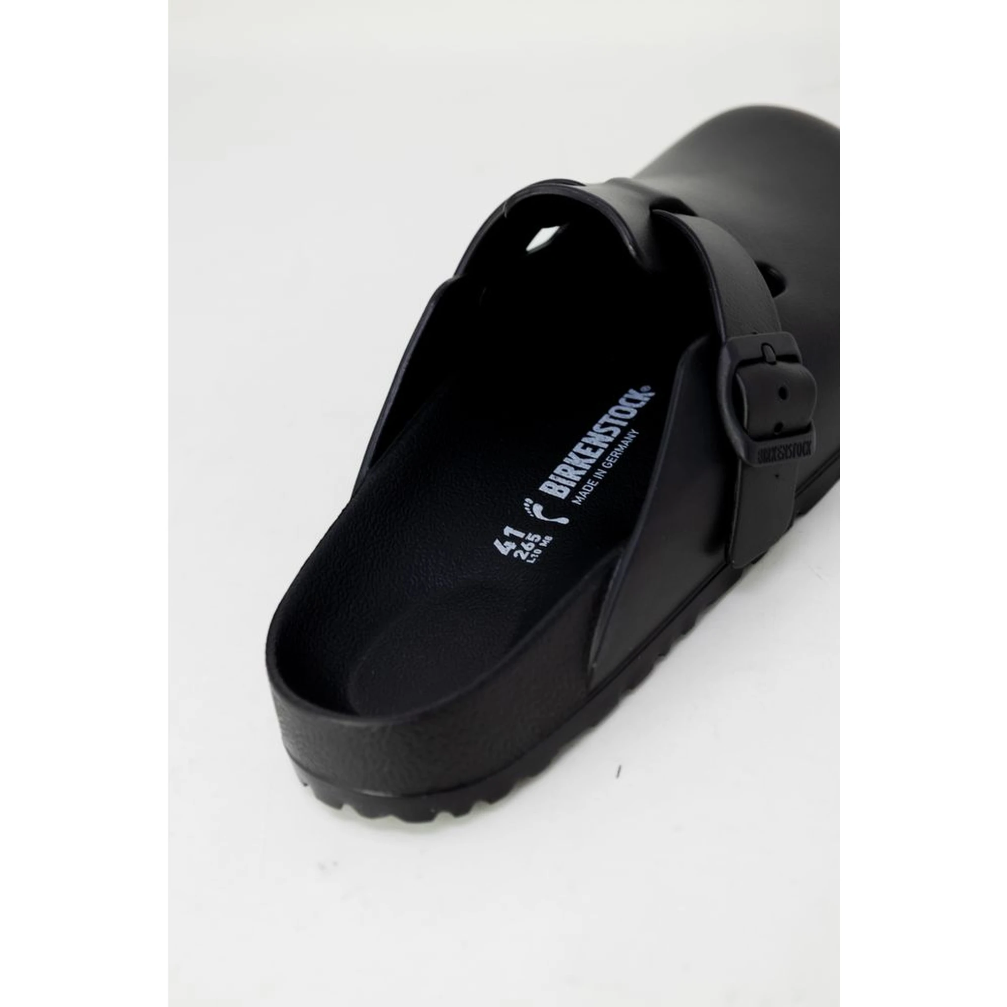 Black Plastic Slippers