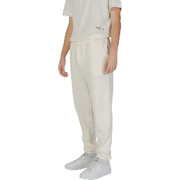 Cream Cotton Joggers (Workout Pants)