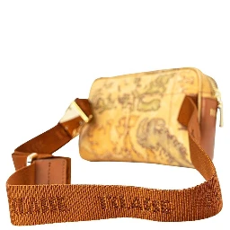 Beige Leather Belt Bag