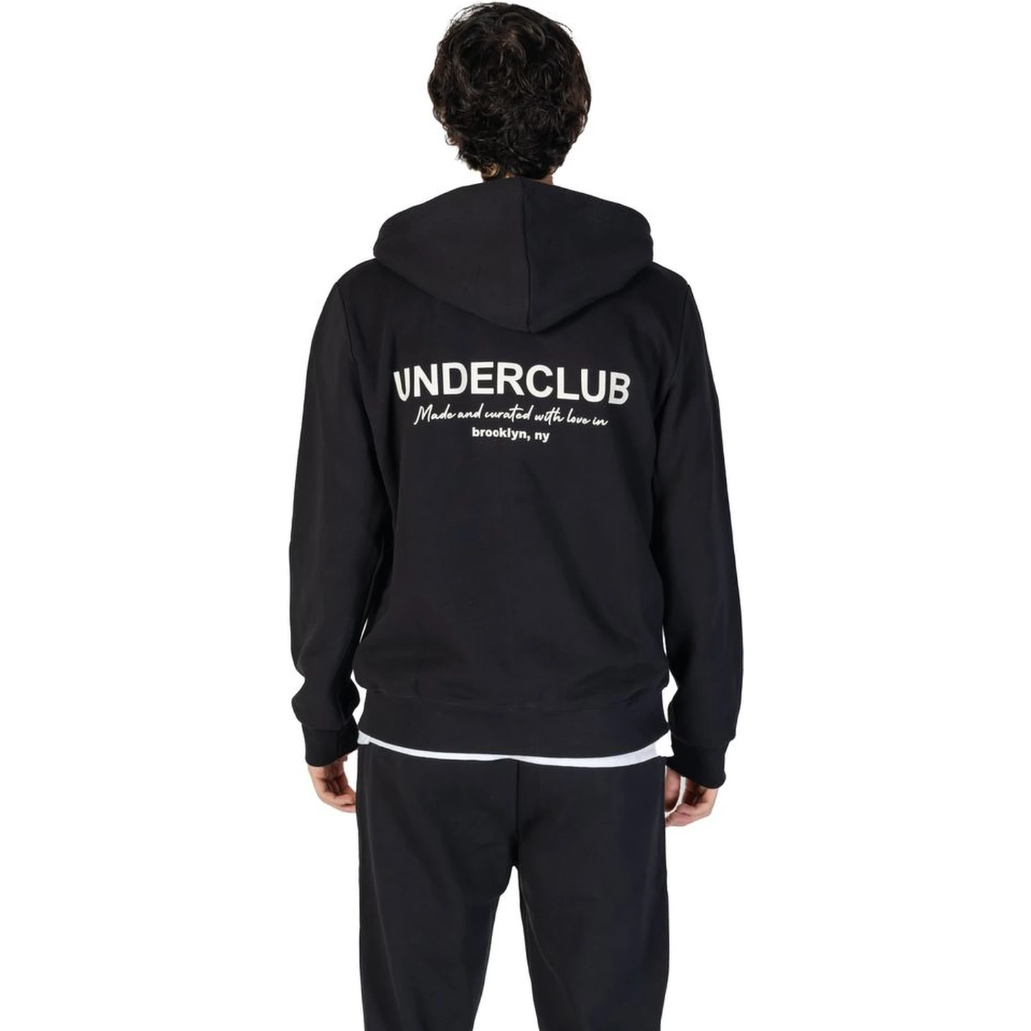 Black Cotton Hoodie
