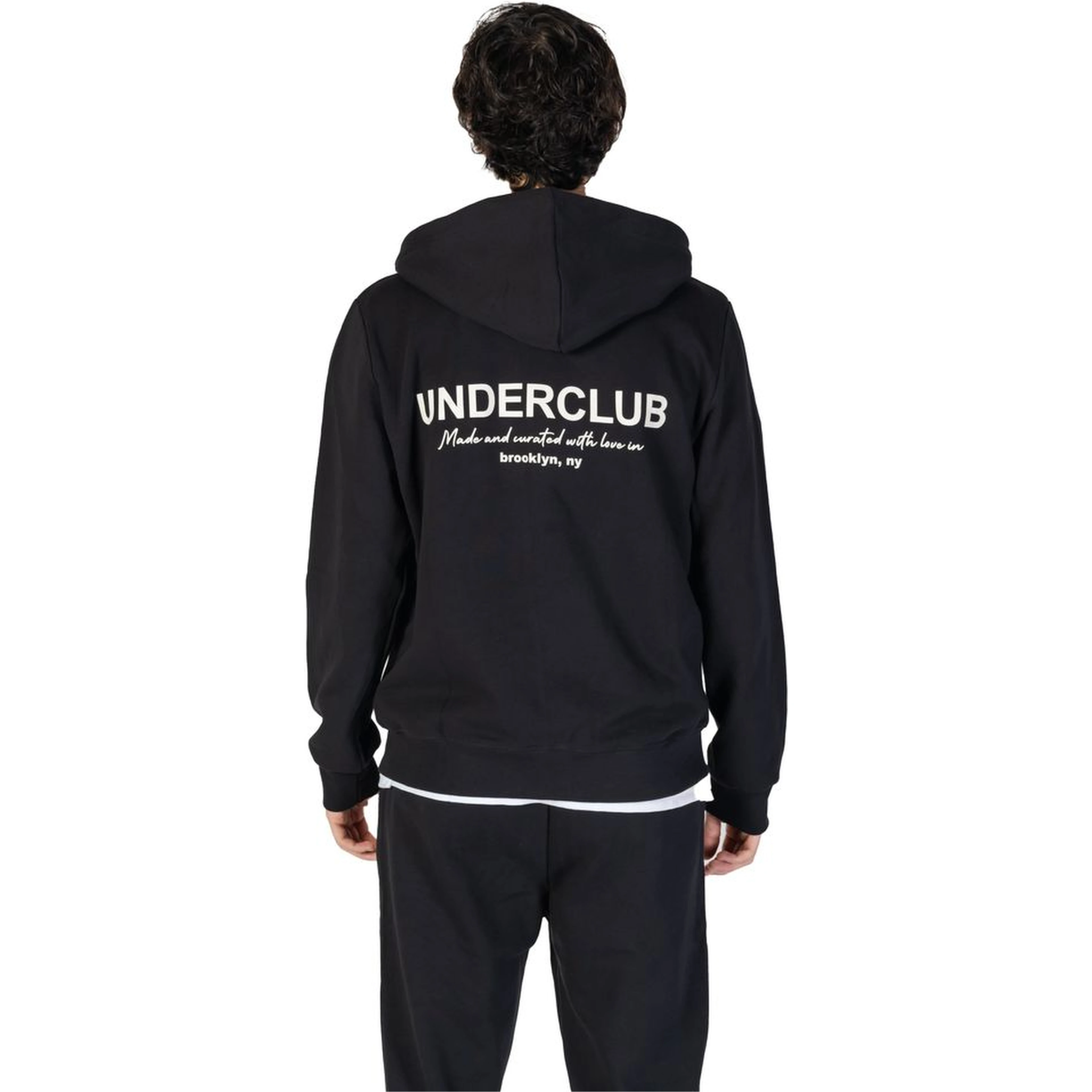 Black Cotton Hoodie