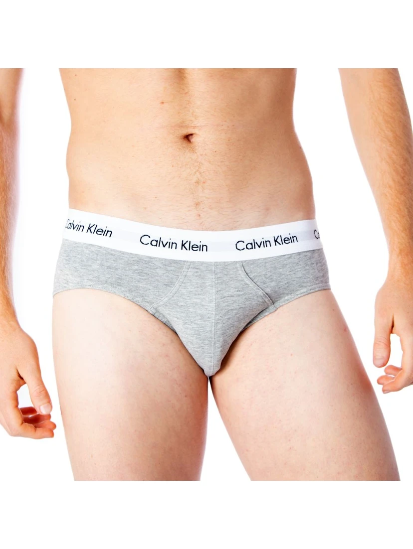 Gray Cotton Briefs