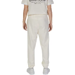 Cream Cotton Joggers (Workout Pants)