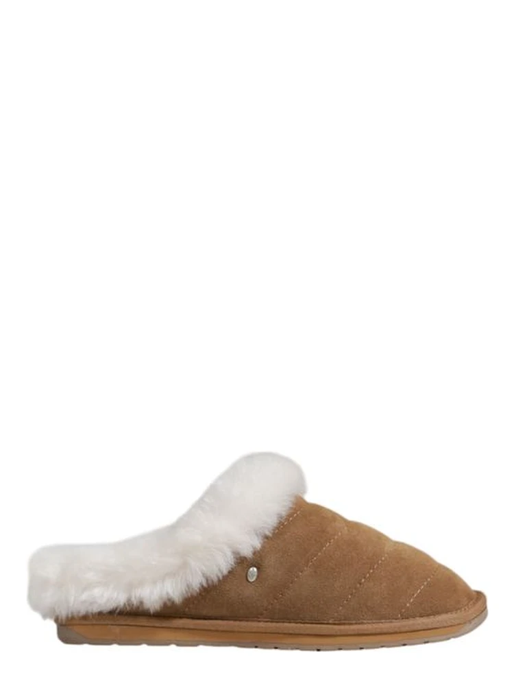 Brown Suede Leather Slippers