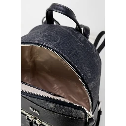 Black Leather Backpack