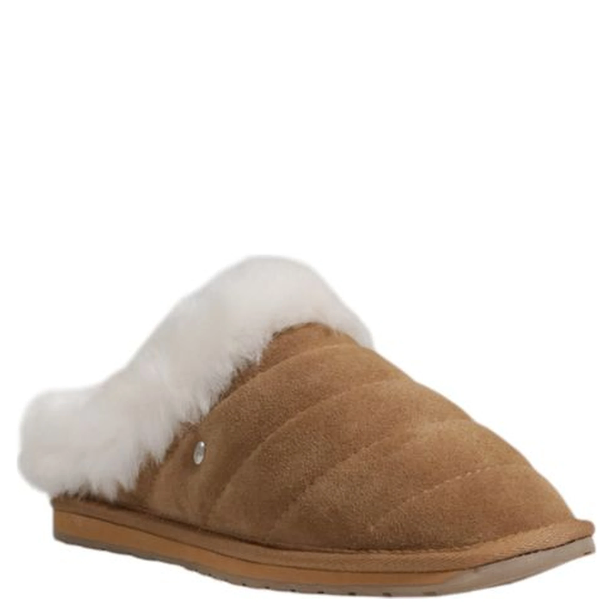 Brown Suede Leather Slippers