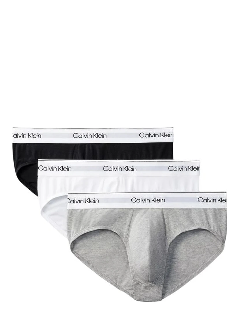 Gray Cotton Briefs