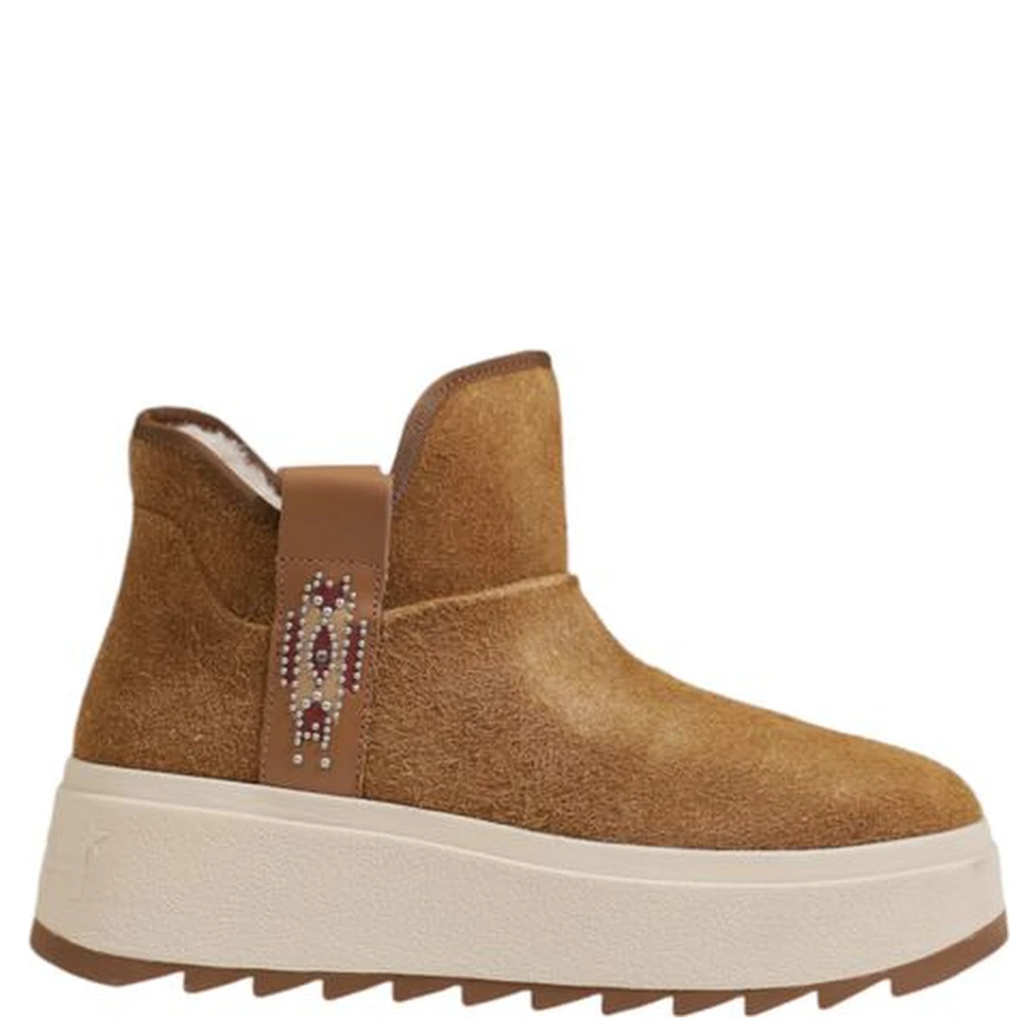 Brown Suede Leather Ankle Boots