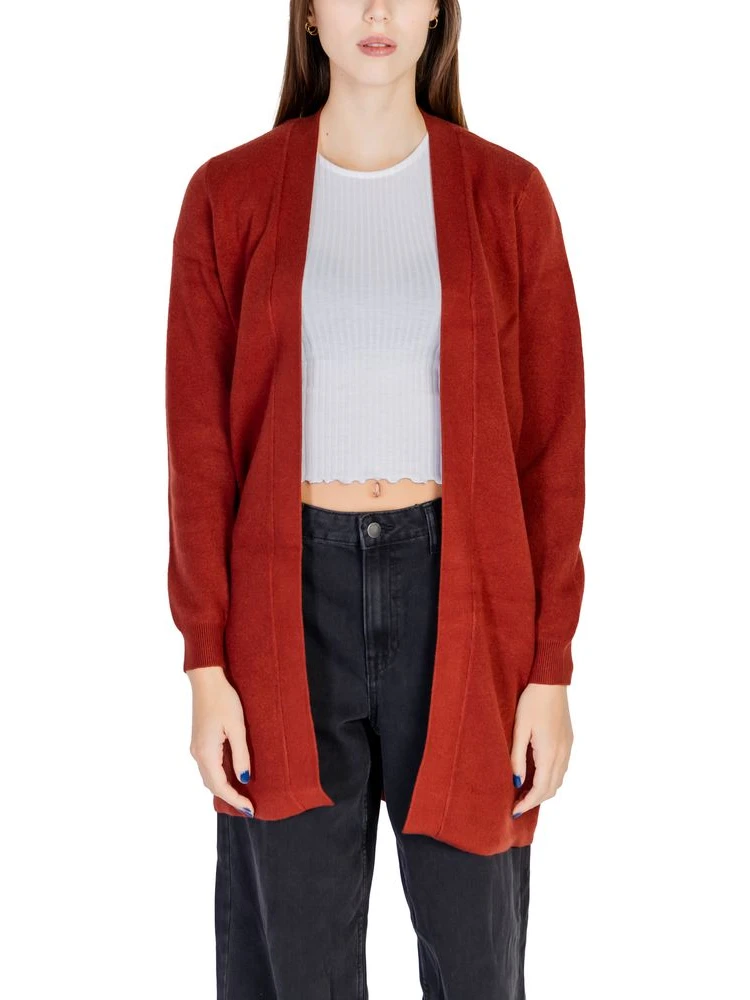 Red Viscose Cardigan