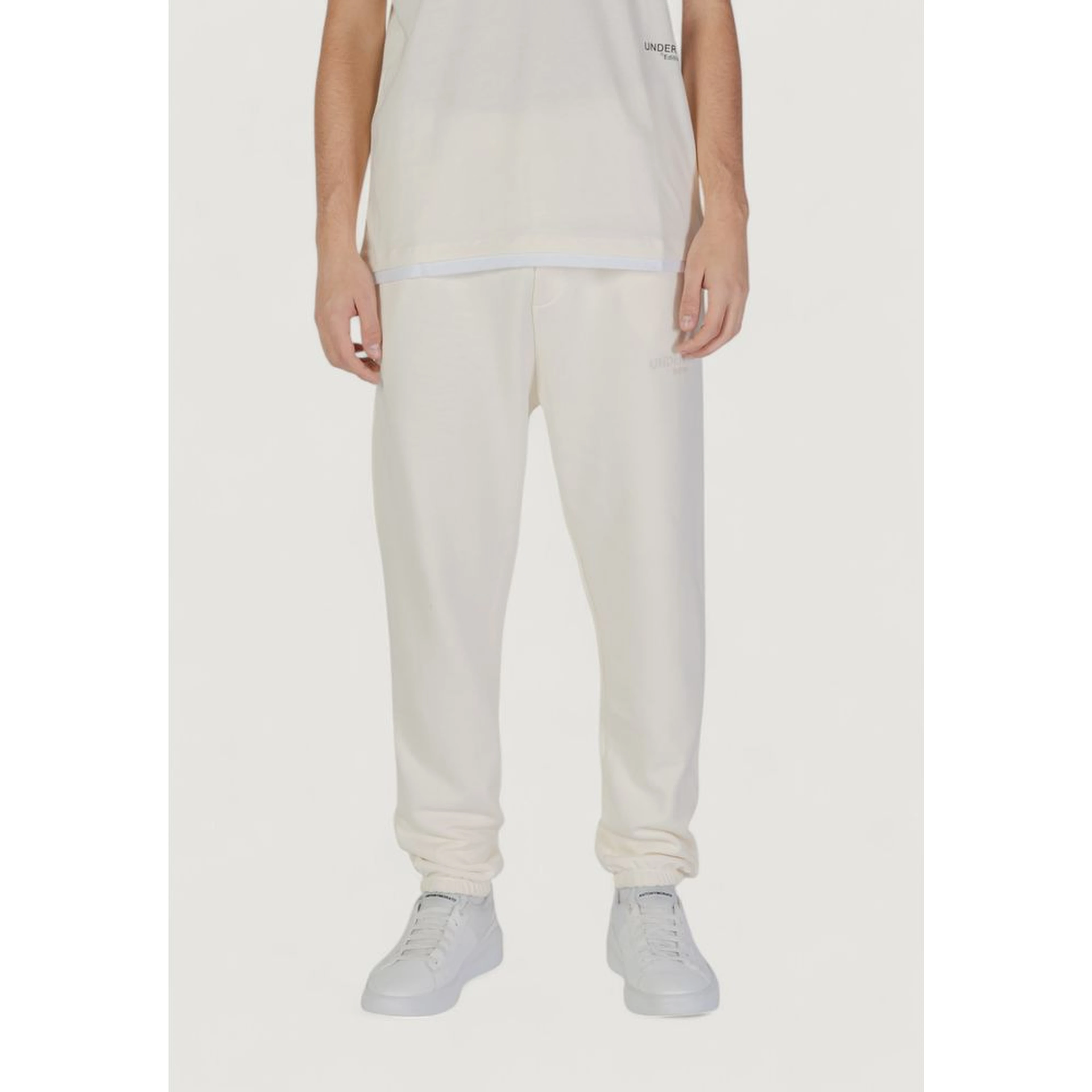 Cream Cotton Joggers (Workout Pants)