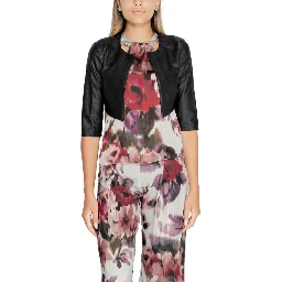 Black Polyethylene Cardigan