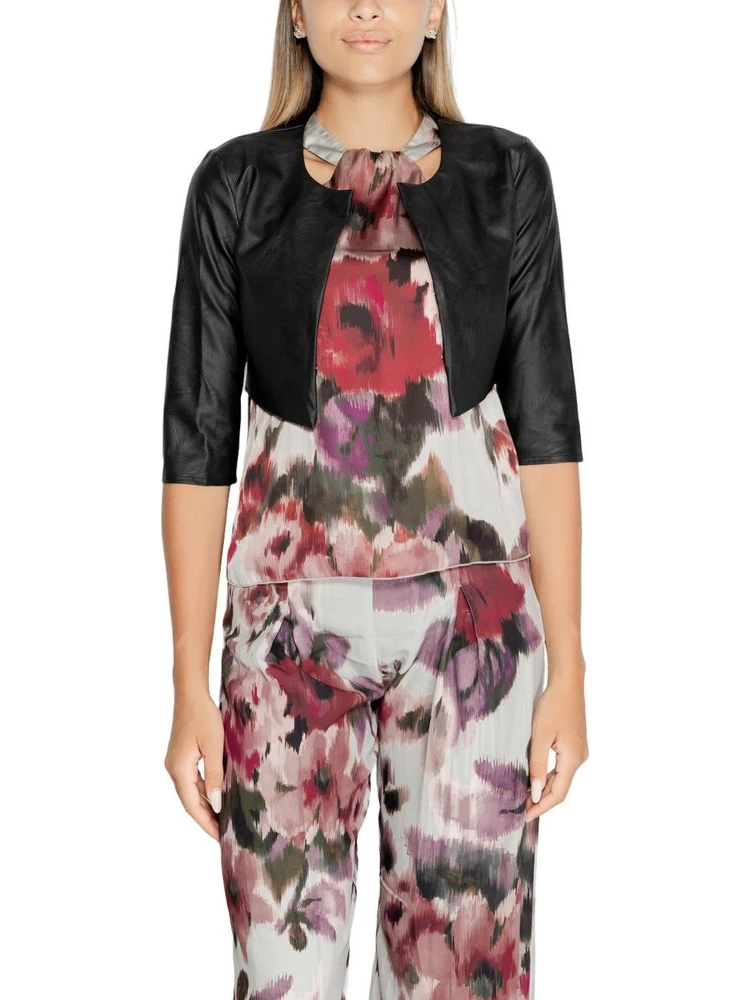 Black Polyethylene Cardigan