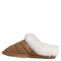 Brown Suede Leather Slippers