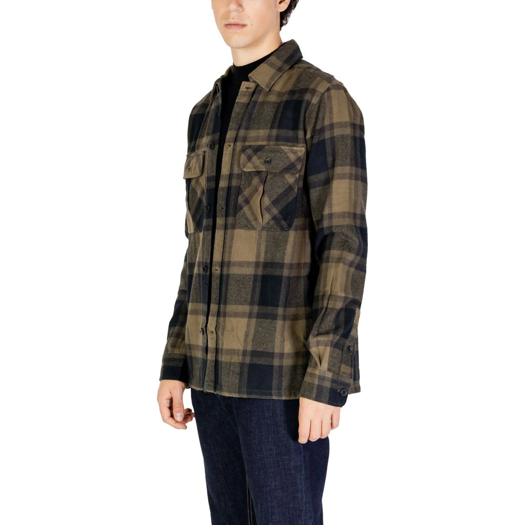 Green Cotton Jackets And Coat