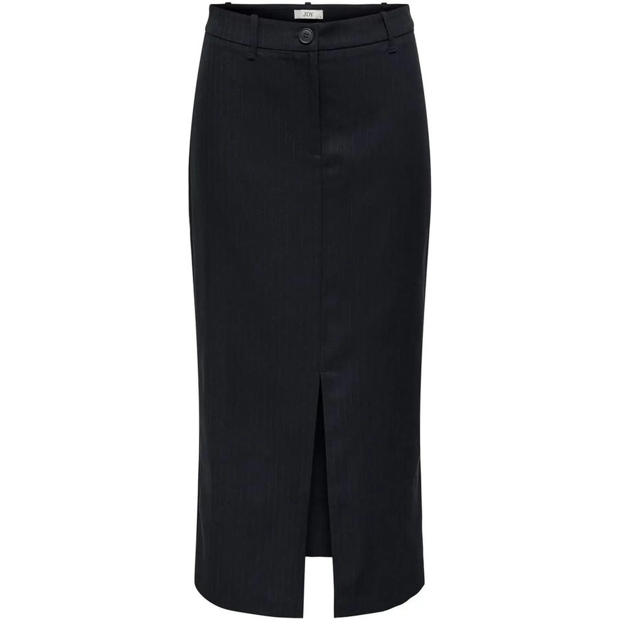 Gray Polyester Long Skirt