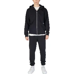 Black Cotton Hoodie