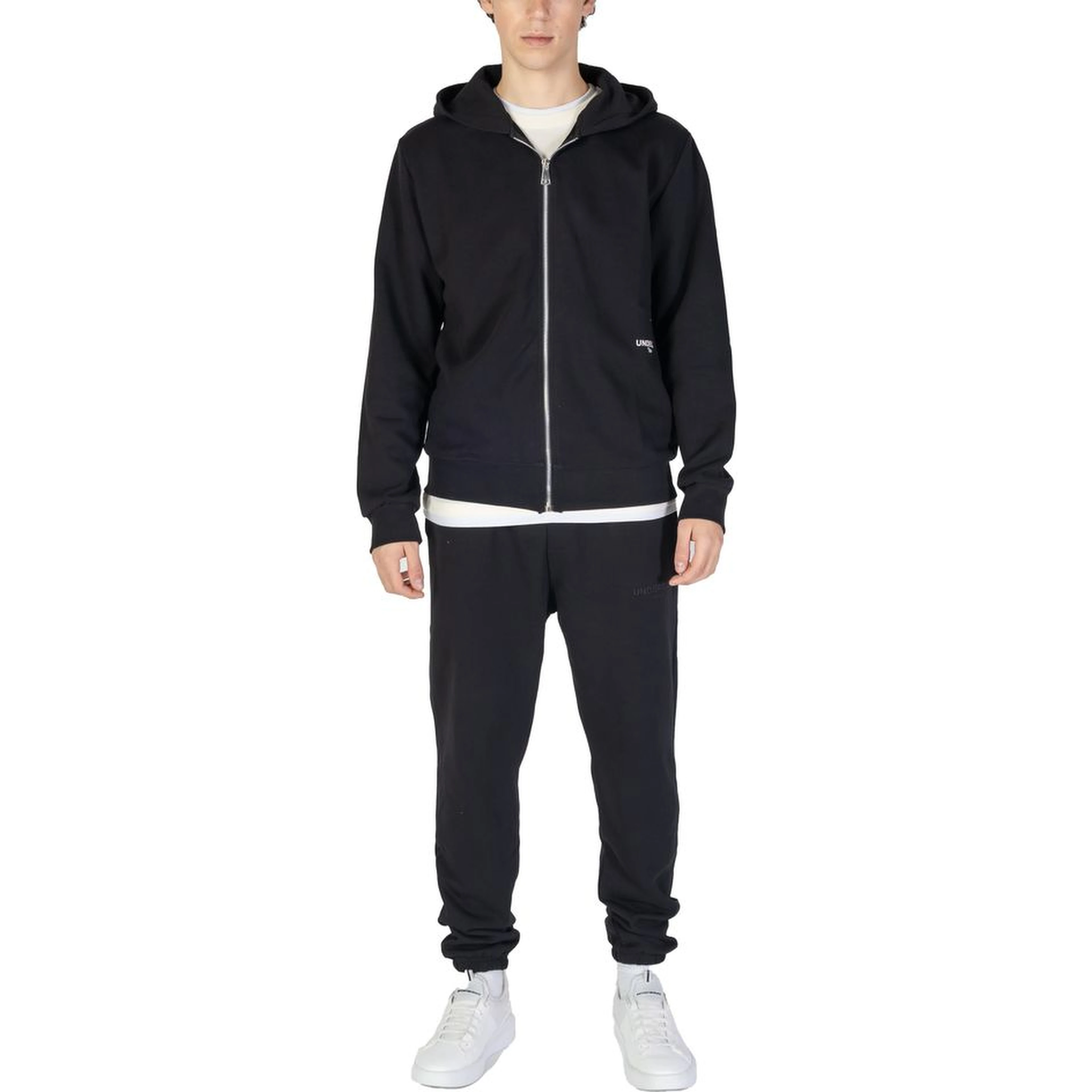 Black Cotton Hoodie