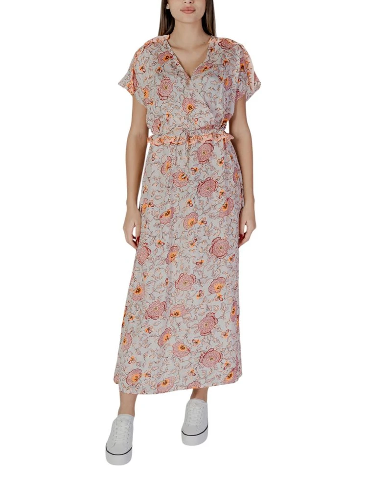 Multicolor Cotton Long Dress
