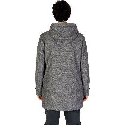 Gray Polyester Coat