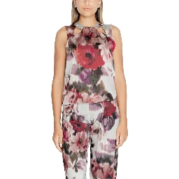 Bordeaux Polyester Tank Tops