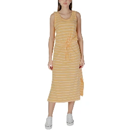 Yellow Cotton Long Dress