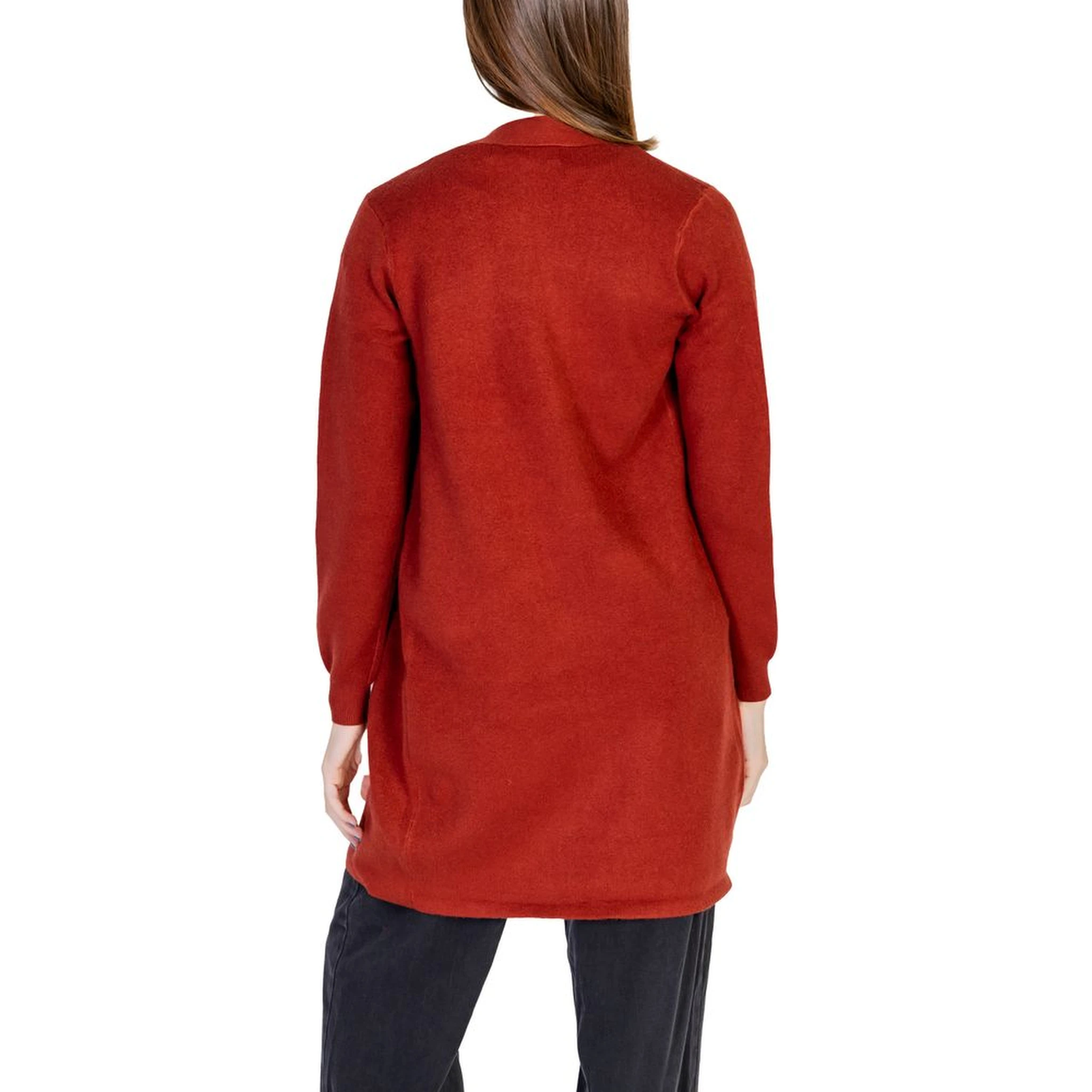 Red Viscose Cardigan