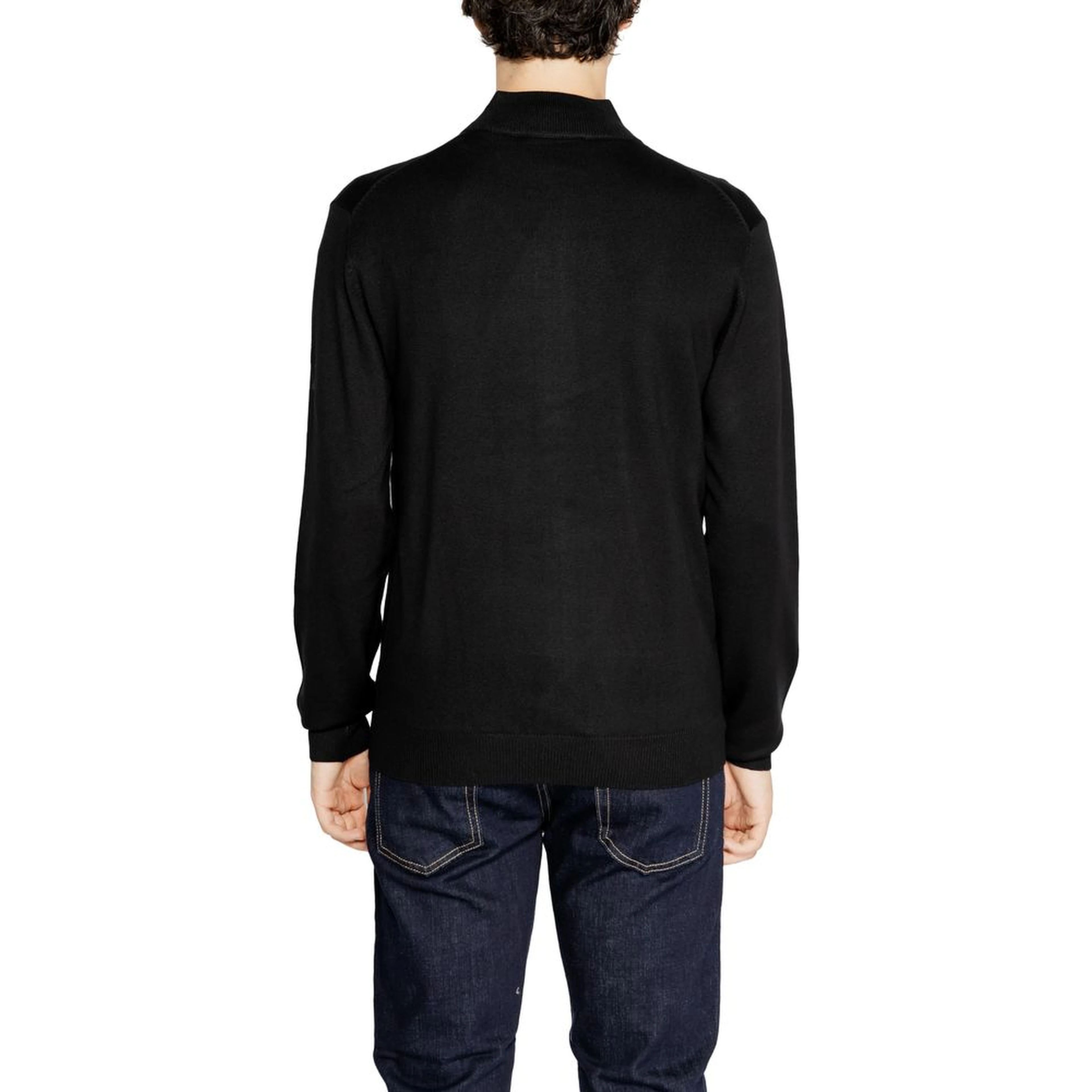 Black Viscose Cardigan