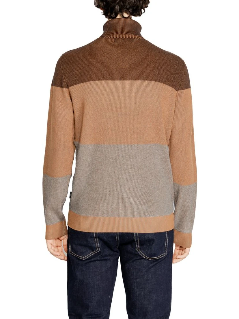 Brown Viscose Turtleneck