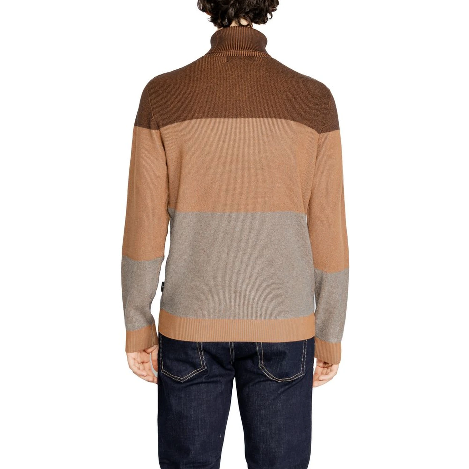 Brown Viscose Turtleneck