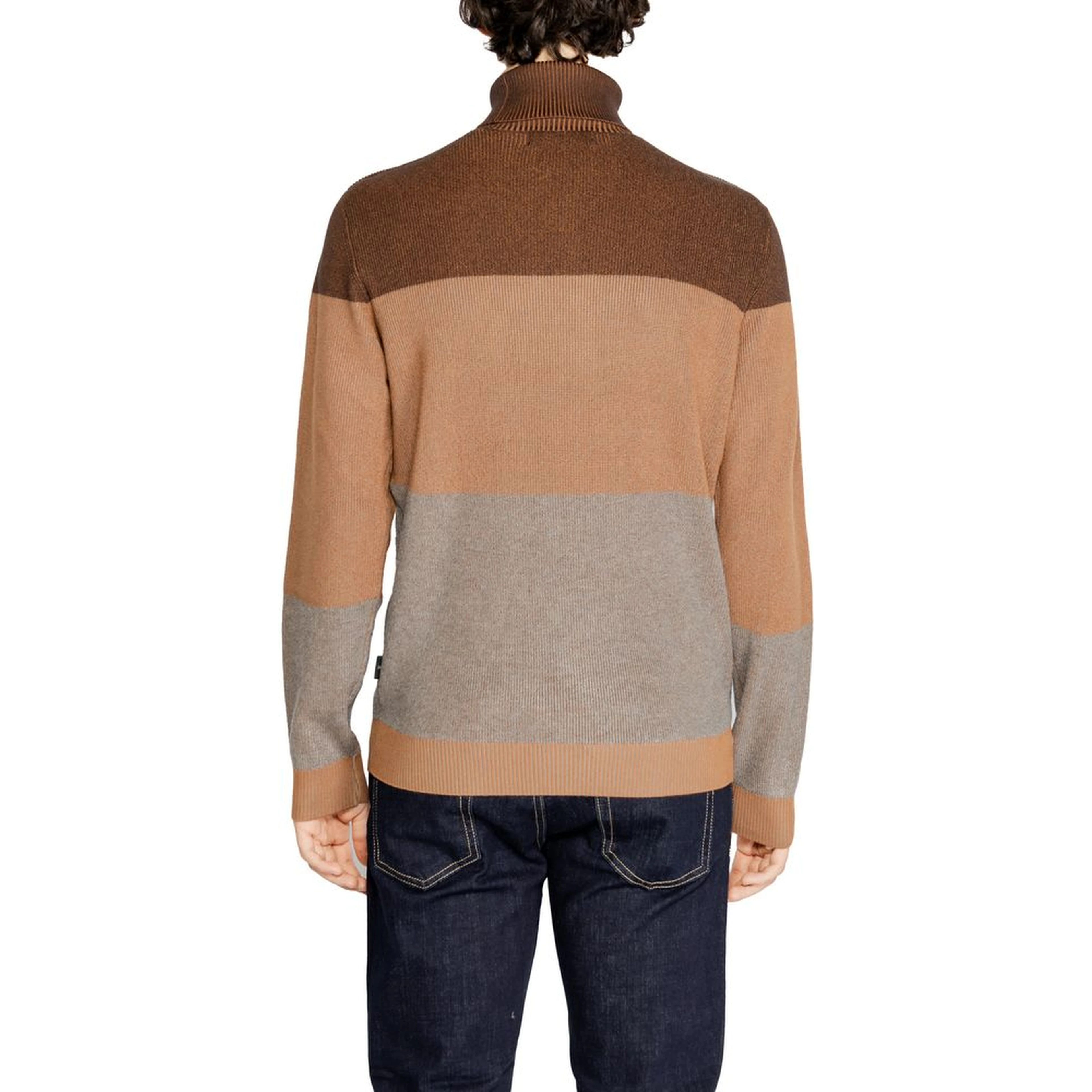 Brown Viscose Turtleneck