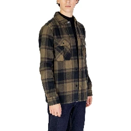 Green Cotton Jackets And Coat