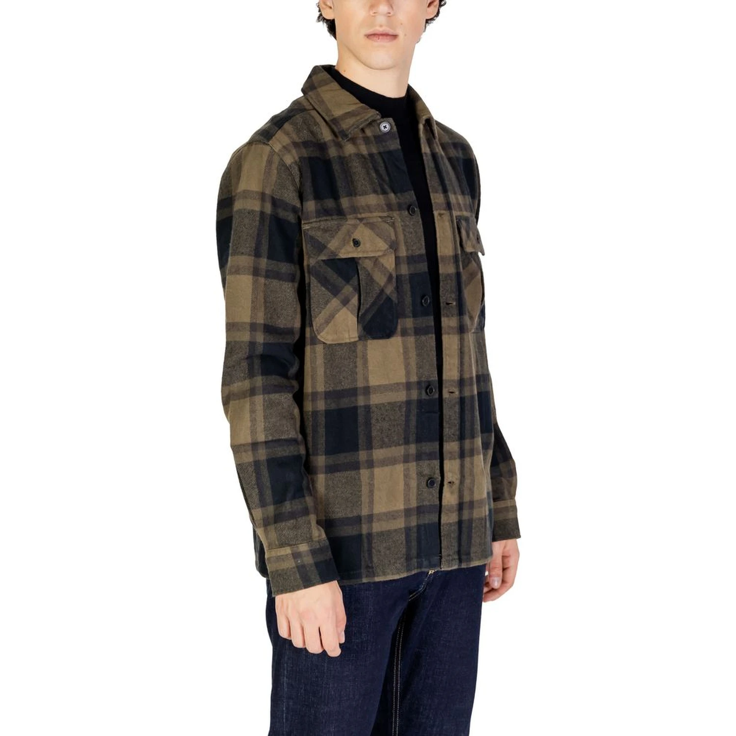 Green Cotton Jackets And Coat