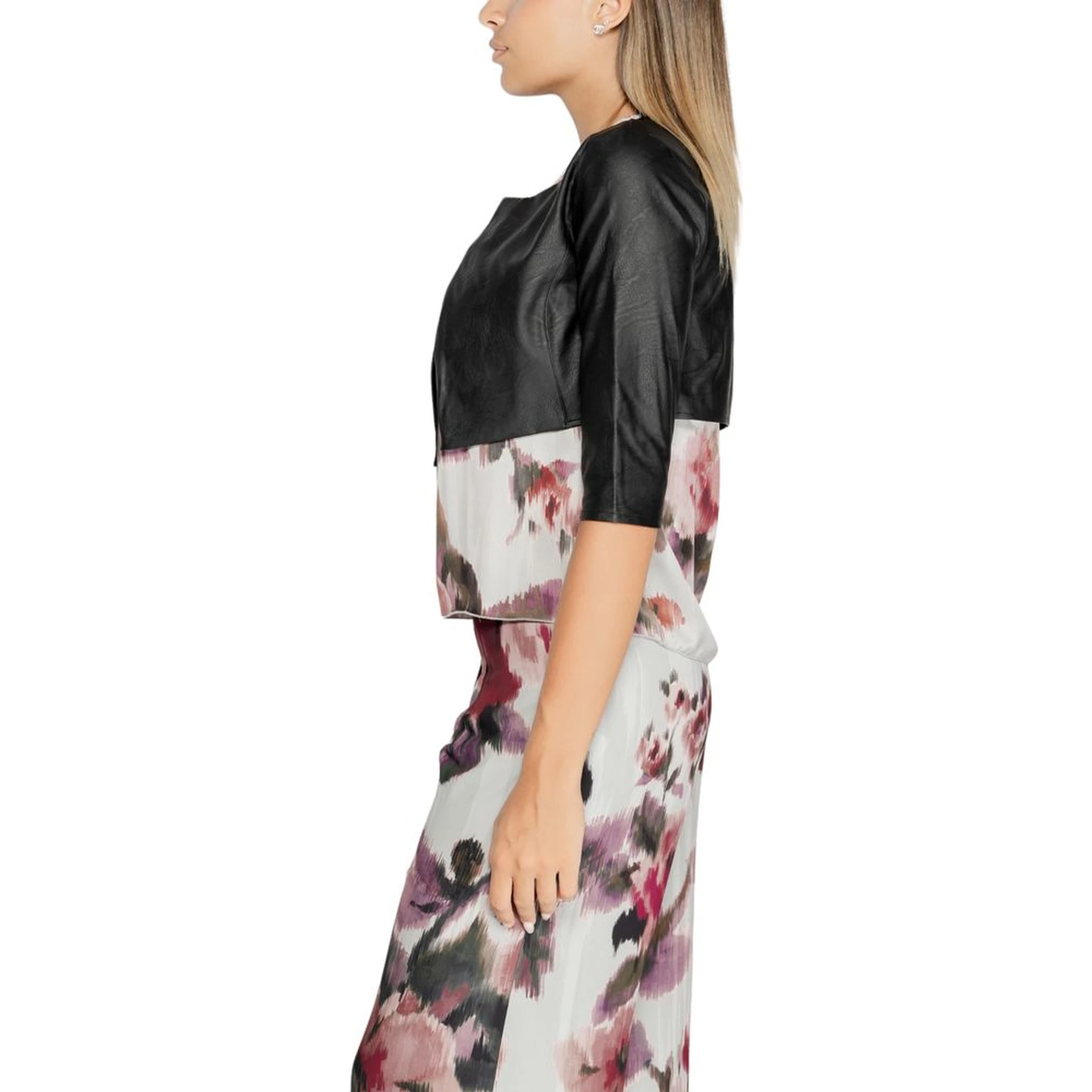 Black Polyethylene Cardigan