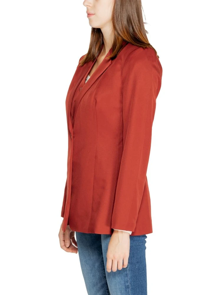 Red Polyester Blazer alternative