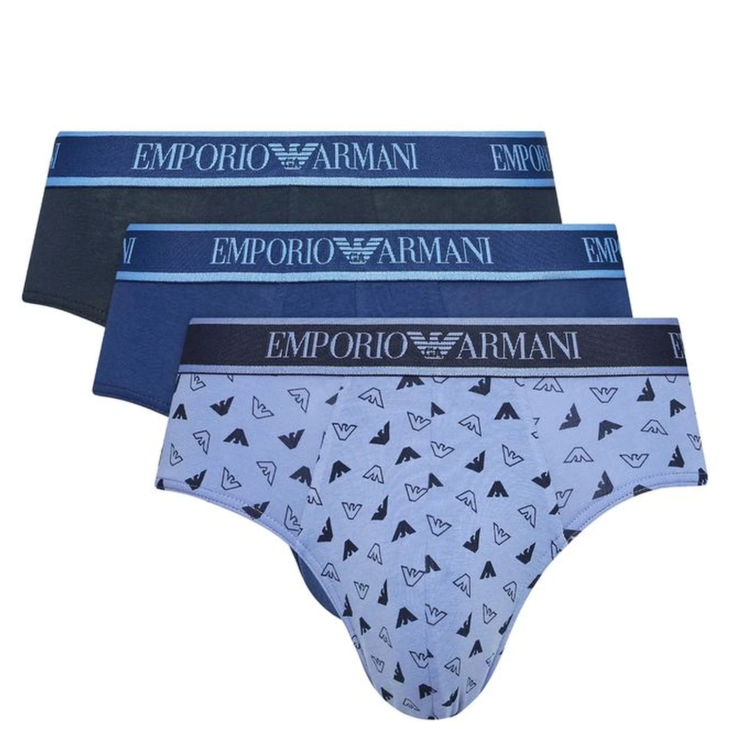 Blue Cotton Briefs