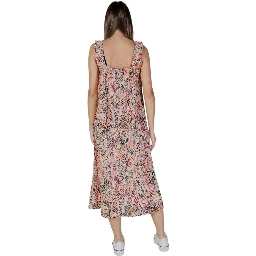 Multicolor Cotton Long Dress