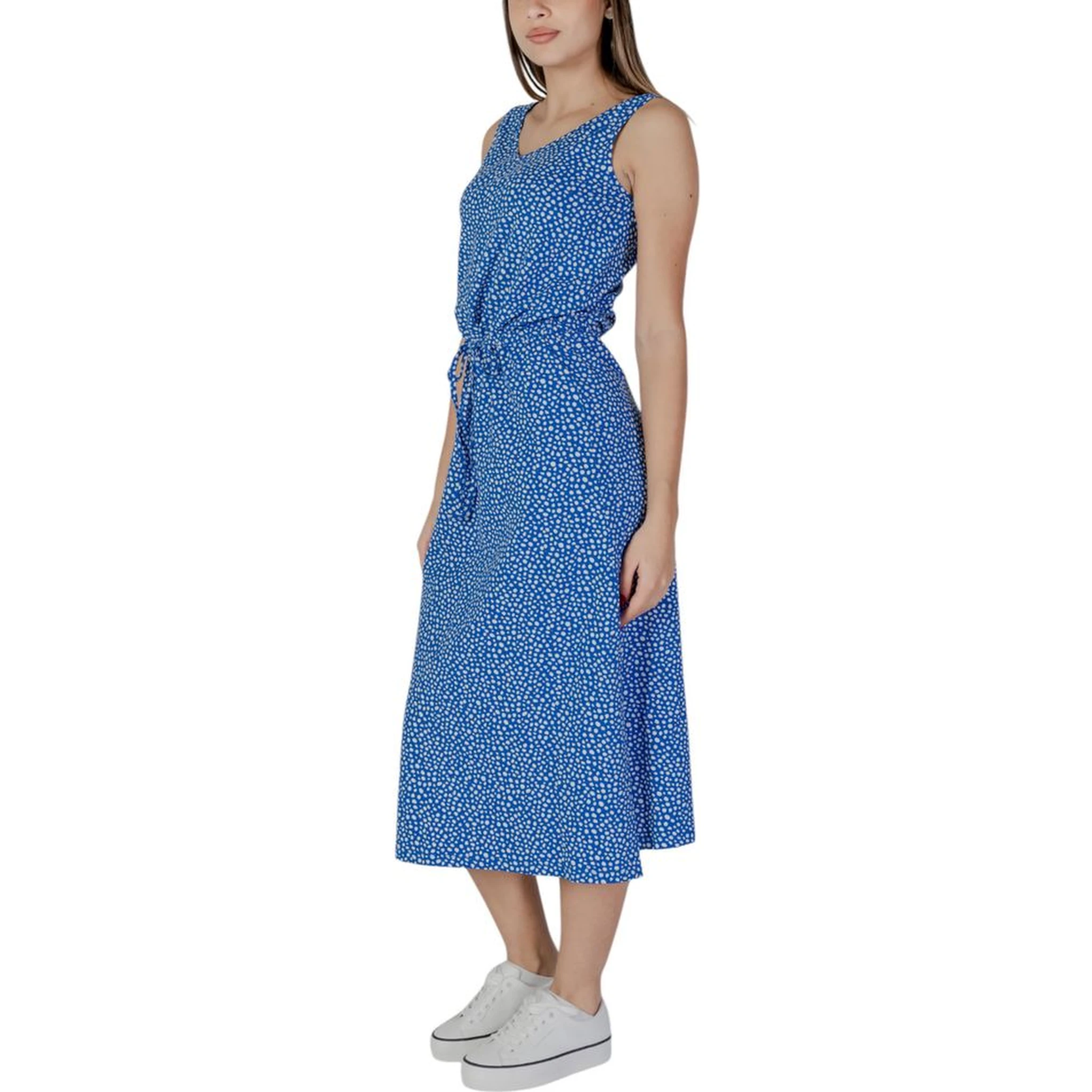 White Cotton Long Dress