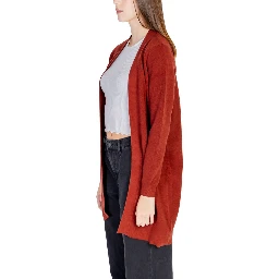 Red Viscose Cardigan