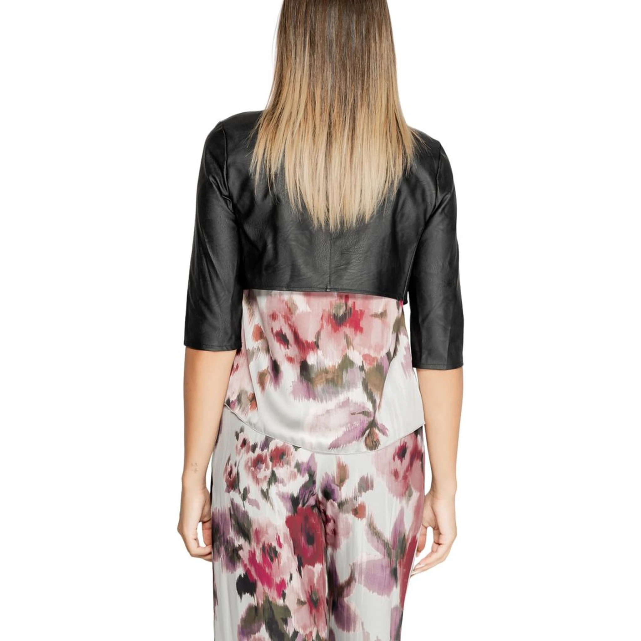 Black Polyethylene Cardigan