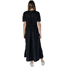 Black Linen Long Dress
