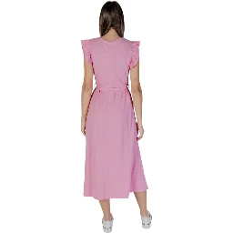 Multicolor Cotton Long Dress