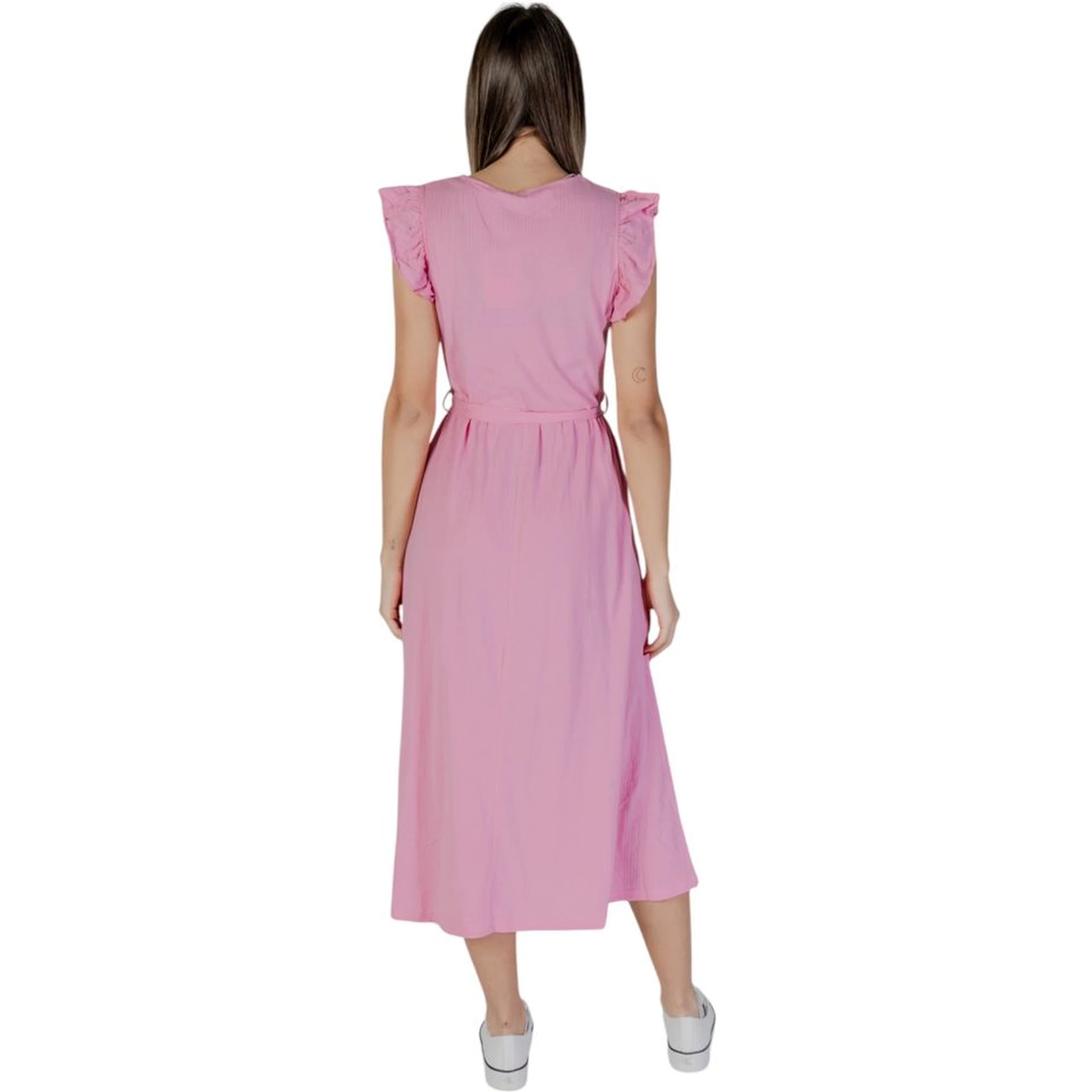 Multicolor Cotton Long Dress