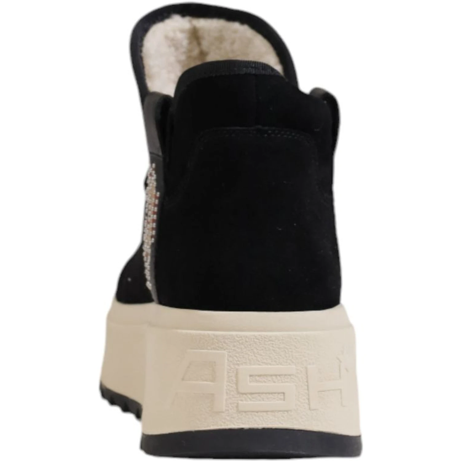 Black Suede Leather Ankle Boots
