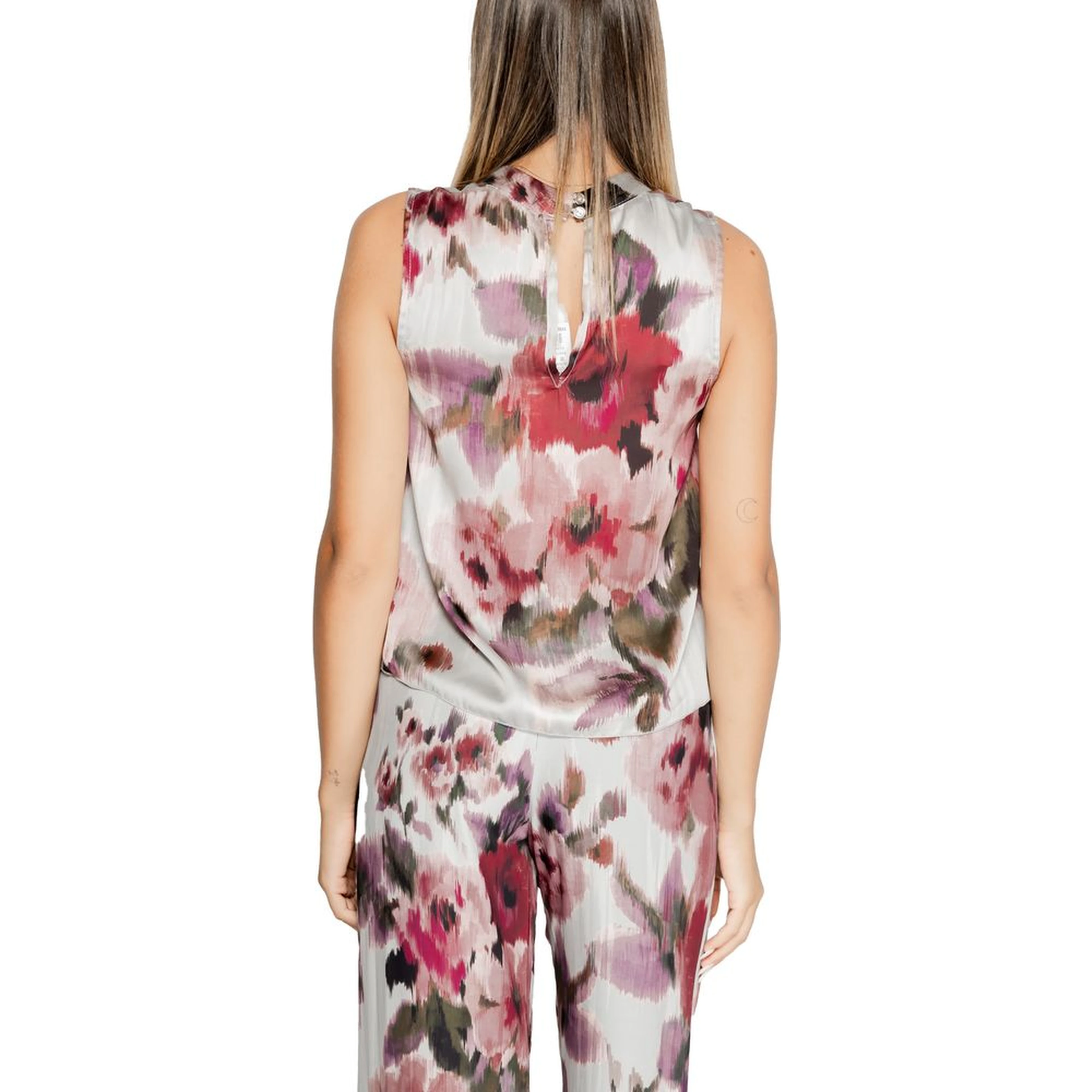 Bordeaux Polyester Tank Tops