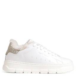 White Leather Chunky Sneakers