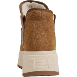 Brown Suede Leather Ankle Boots